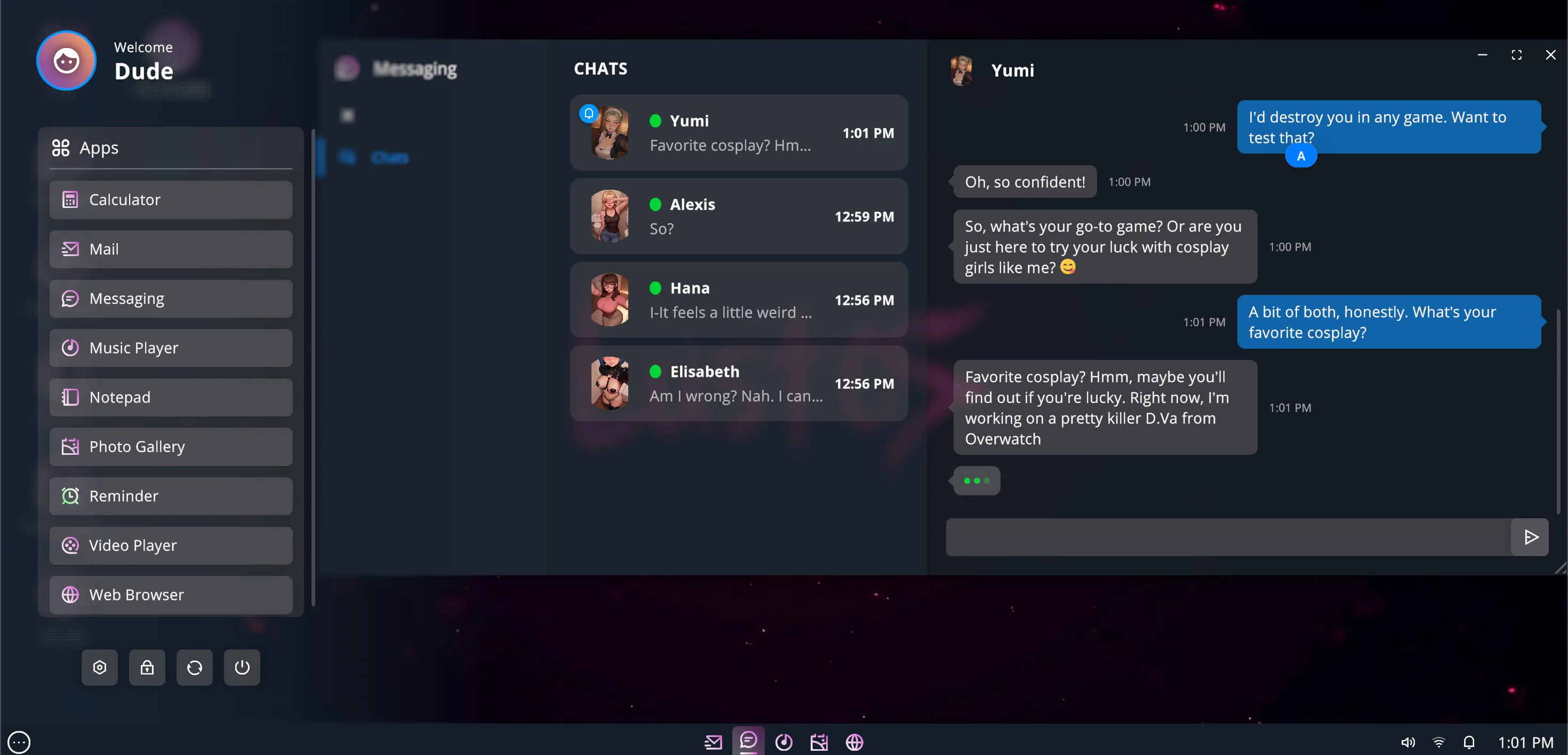 LustOS screenshot 1