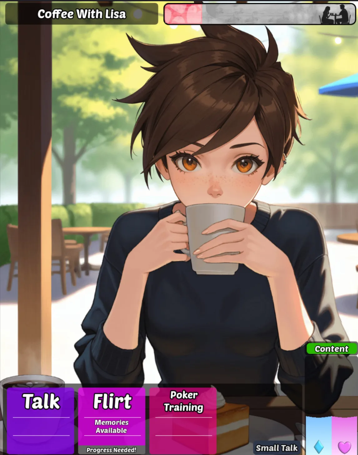 No Trace of Luck - A Strip Poker Dating Sim screenshot 8