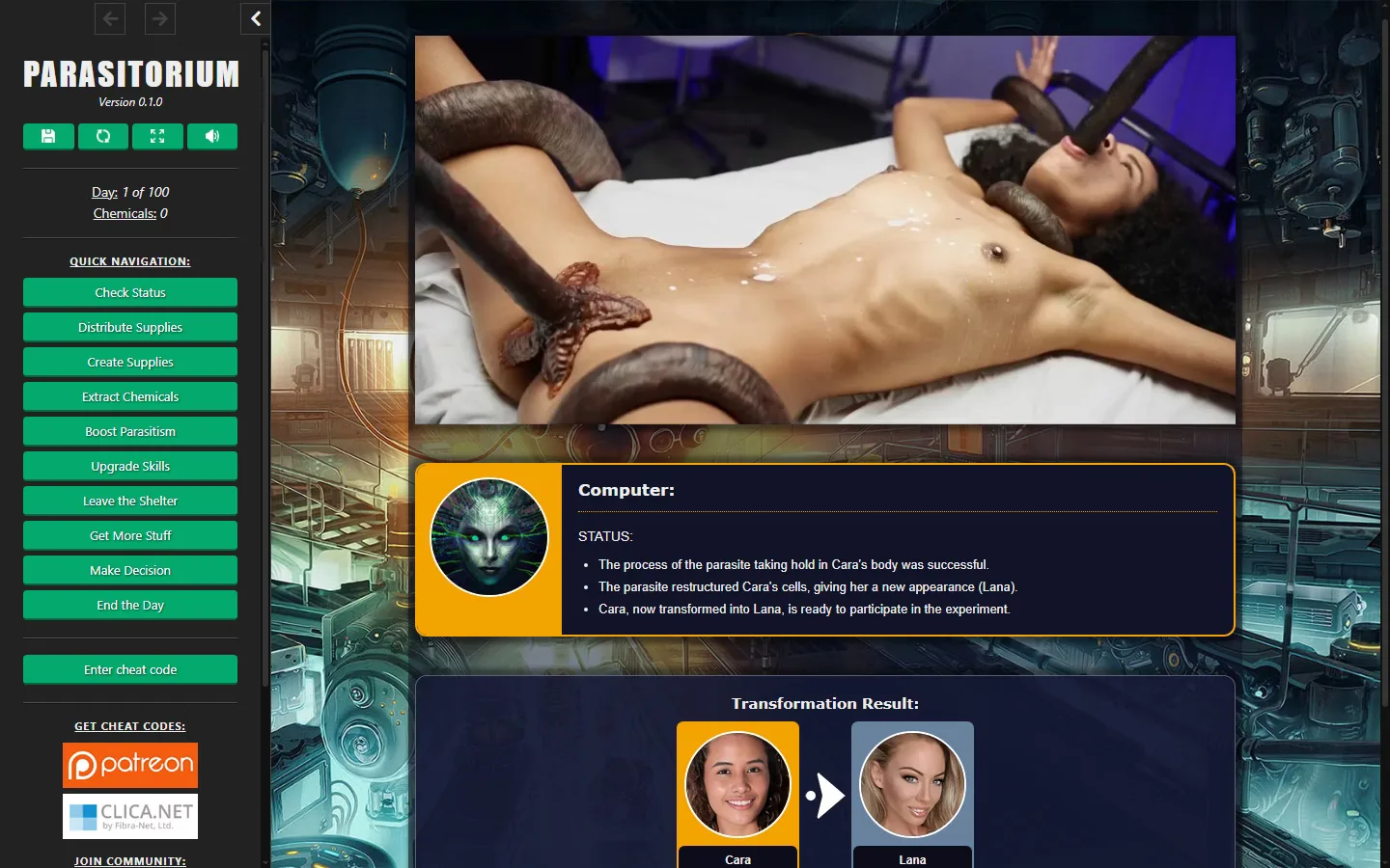 Parasitorium screenshot 3