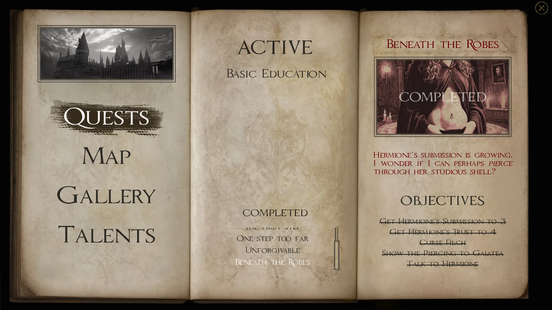 With Hermione screenshot 12